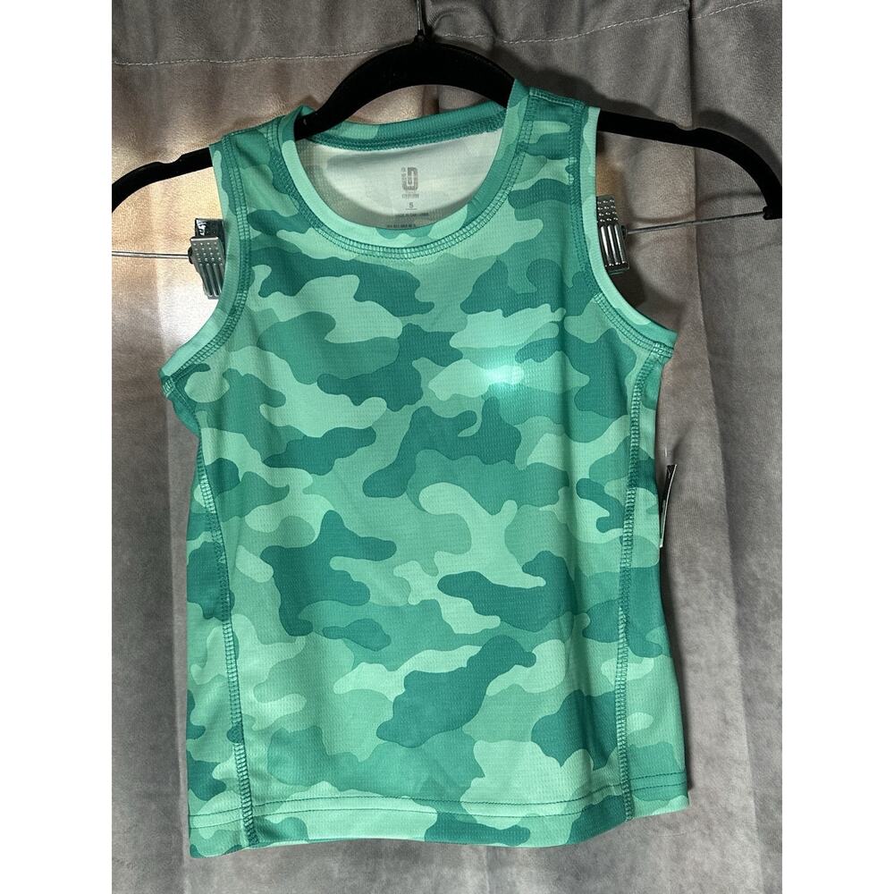 ID Ideology Cassandra Camo Sleeveless Tank Little Boys 5 Tropical Surf Pullover